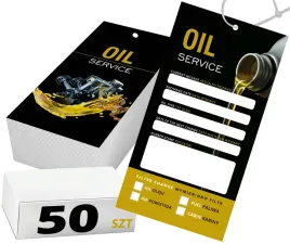 50x-zawieszki-serwisowe-kartka-wymiana-oleju-50x