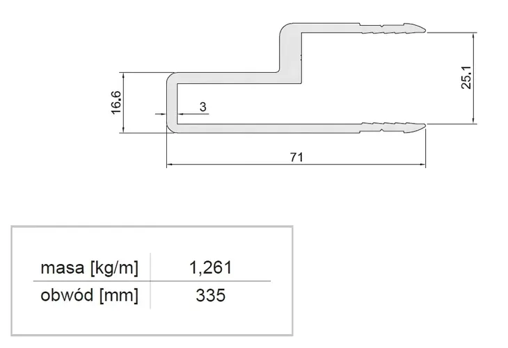 profil-do-drzwi-kontenera-70-cm-stan-nowy