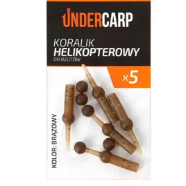 koralik-helikoperowy-undercarp-do-rzutow-brazowy