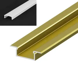 komplet-profil-led-p6-2-zloty-gold-wpuszczany-2m-oslona-mleczna
