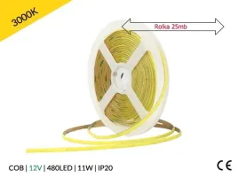 25mb-tasma-led-12v-cob-11w-480led-ip20-3000k-95lm-w-ragreater90