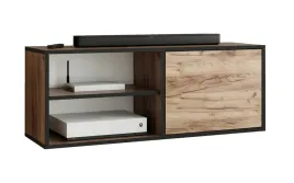 szafka-rtv-coso-2-dab-craft-zloty-z-polka-pod-telewizor-otwarta
