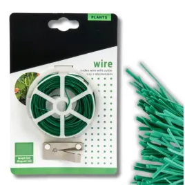 drut-ogrodniczy-do-podwiazywania-tyczki-zielony-z-obcinaczem-dlugi-50m