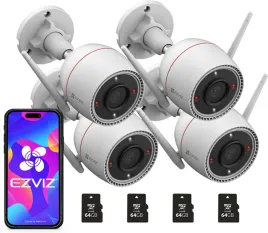 4-kamery-wifi-zewnetrzne-5mpx-ezviz-h3c-kolor-24-7-detekcja-ai-karta-64gb