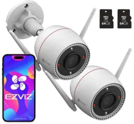 2-kamery-wifi-zewnetrzne-5mpx-ezviz-h3c-kolor-24-7-detekcja-ai-karta-64gb