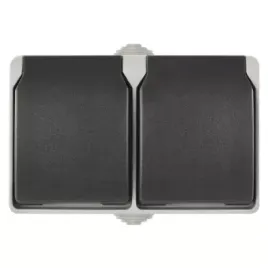 gniazdo-podwojne-ip44-szaro-czarne