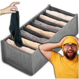 organizer-szary-pojemnik-pudelko-do-szuflady-szafy-na-bielizne-skarpety