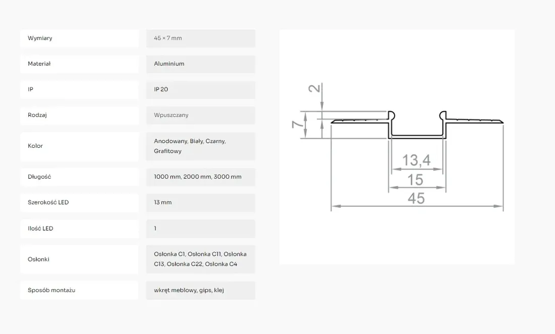 profil-led-do-zagipsowania-gk6-3-3metry-mleczna