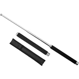 palka-teleskopowa-skladana-baton-srebrna-dluga-66-cm