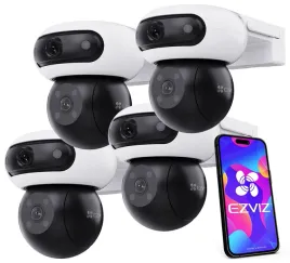 cztery-kamery-ezviz-2k-c90-dual-mikrofon-glosnik-autotracking-4pack