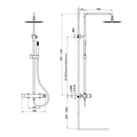 natynkowy-zestaw-prysznicowy-z-deszczownica-spark-brushed-copper
