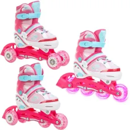 rolki-wrotki-3w1-raven-zoya-pink-34-37-kolka-led