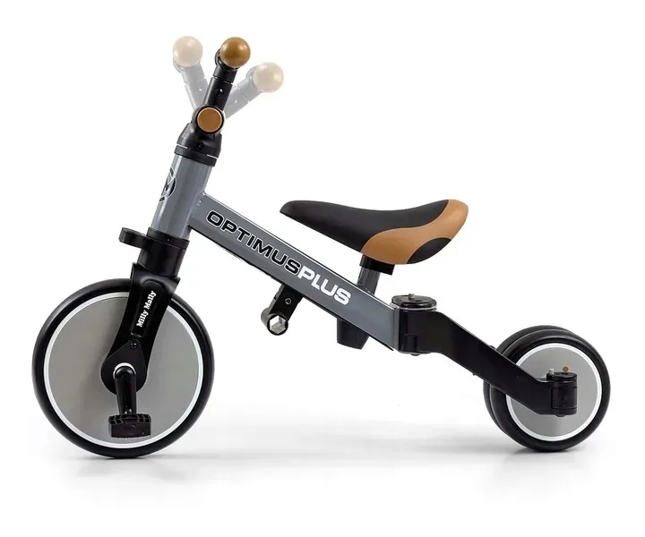 rowerek-4w1-milly-mally-optimus-plus-grey-sary-stan-nowy