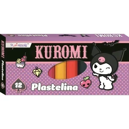 PLASTELINA SZKOLNA ST. MAJEWSKI KUROMI – 12 KOLORÓW