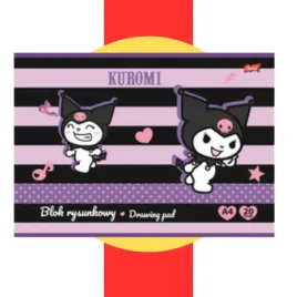 blok-rysunkowy-a4-20-bialych-kartek-unipap-kuromi-3939