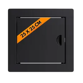 drzwiczki-rewizyjne-metalowe-czarne-na-zatrzask-rewizja-klapa-25x25cm