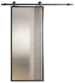 drzwi-szklane-przesuwne-100cm-system-loft-satyna-w-ramie-aluminiowej