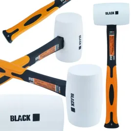 profesjonalny-mlotek-gumowy-340g-trzonek-fiberglass-biala-guma-marki-black