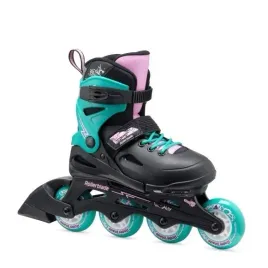 rolki-dzieciece-rollerblade-fury-black-seagreen-365-405-230-260