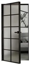 drzwi-szklane-aluminiowe-loftowe-slim-komplet-oscieznica-stala-i-klamka-90