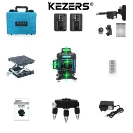 laser-krzyzowy-kezers-4d-16linii-zestaw-walizka-2xaku-statyw-uchwyt-pilot