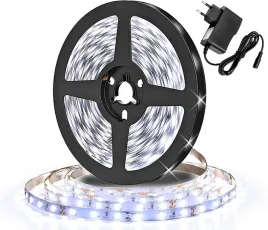 tasma-led-biala-zimna-pilot-wodoodporna-5m-smd-z-zasilaczem-podswietlenie