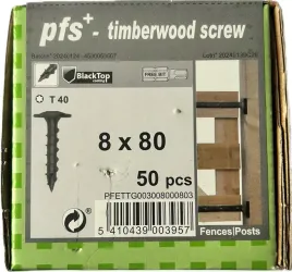 pfs-wkrety-do-drewna-talerzowe-czarne-8x80-plus-bit-50szt