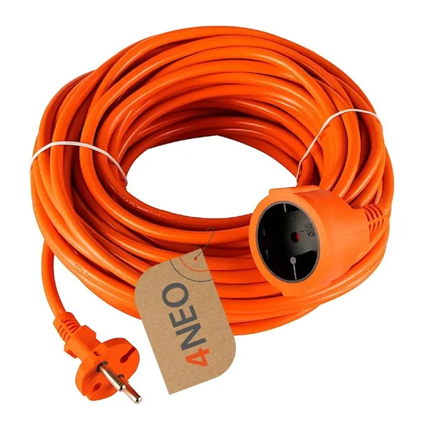 PRZEDŁUŻACZ KABEL OGRODOWY 30 m GRUBY BUDOWLANY DO KOSIARKI LAMPEK