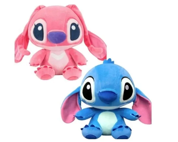 ZESTAW 2x STICH + ANGEL PRZYTULANKA PLUSZAK MASKOTKA 25 cm LILO I STICH