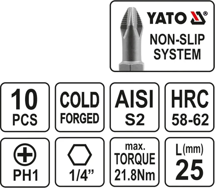 bity-do-wkretarki-10szt-ph1x25-s2-marka-yato