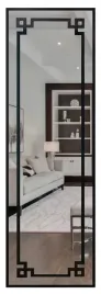 lustro-czarna-waska-rama-dekoracyjne-170x50-loft