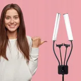 lampa-led-2-modulowa-ze-statywem-stan-nowy-moc-zarowki-swietlowki-100-w