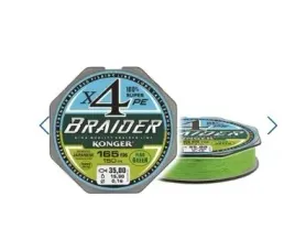 konger-plecionka-braider-x4-012-150m-lime-green