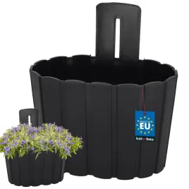 donica-doniczka-wiszaca-scienna-antracyt-dekoracja-na-sciane-kwiaty-200-mm