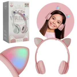 sluchawki-bezprzewodowe-nauszne-z-mikrofonem-led-usb-kocie-uszy-bluetooth