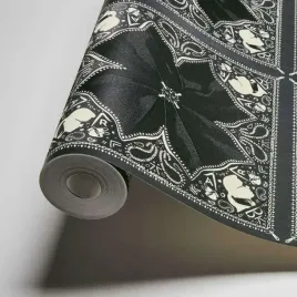 tapeta-winylowa-na-flizelinie-wzor-geometryczny-kwiaty-karl-lagerfeld