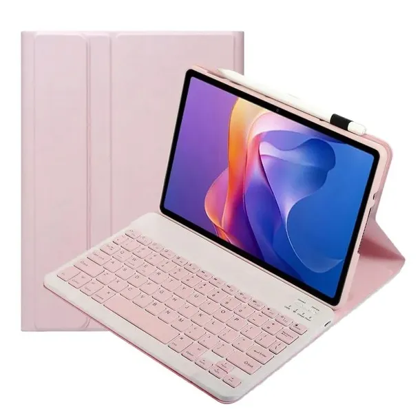 ETUI Z KLAWIATURĄ BLUETOOTH DO XIAOMI REDMI PAD 2 2025, OBUDOWA SMART CASE