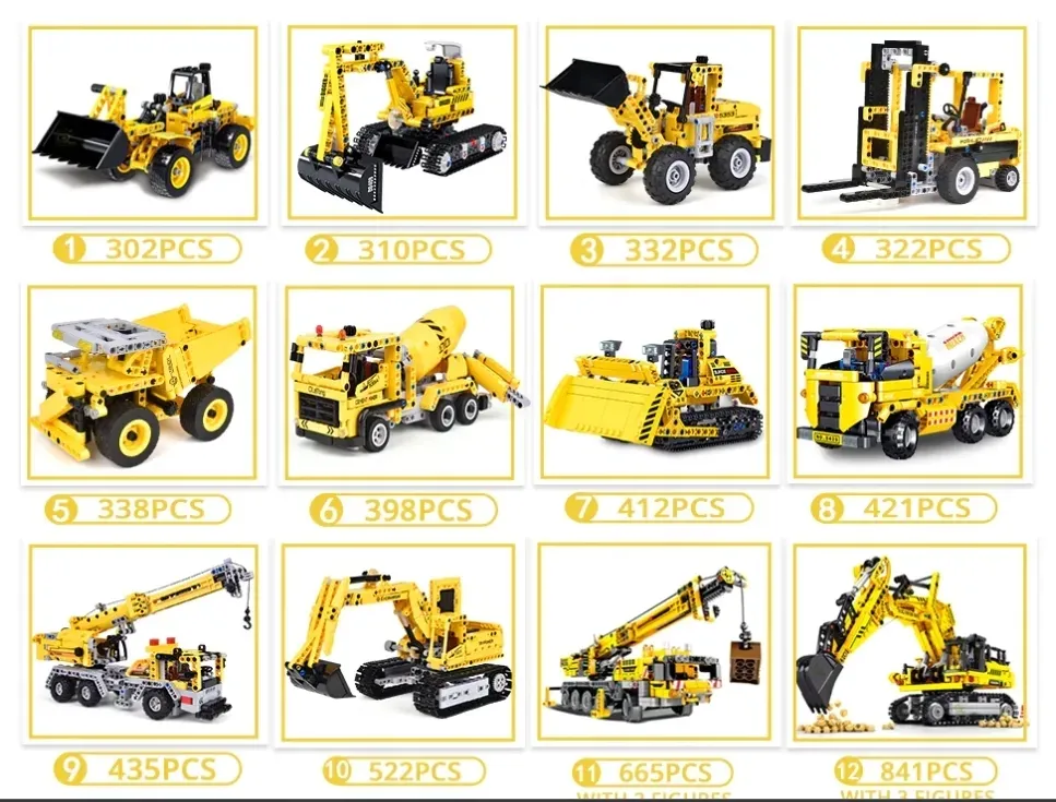 koparka-super-klocki-technic-huiqibao