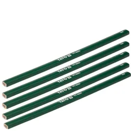 5x-olowek-murarski-zielony-4h-twardy-245mm-budowlany-stolarski