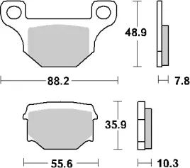 sbs-klocki-hamulcowe-kh93-street-standart-ceramic-kolor-czarny