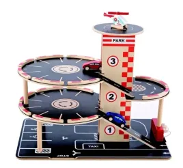 garaz-zabawka-dla-dzieci-z-drewna-samochodzik-park-and-go-garage-hape-e3002