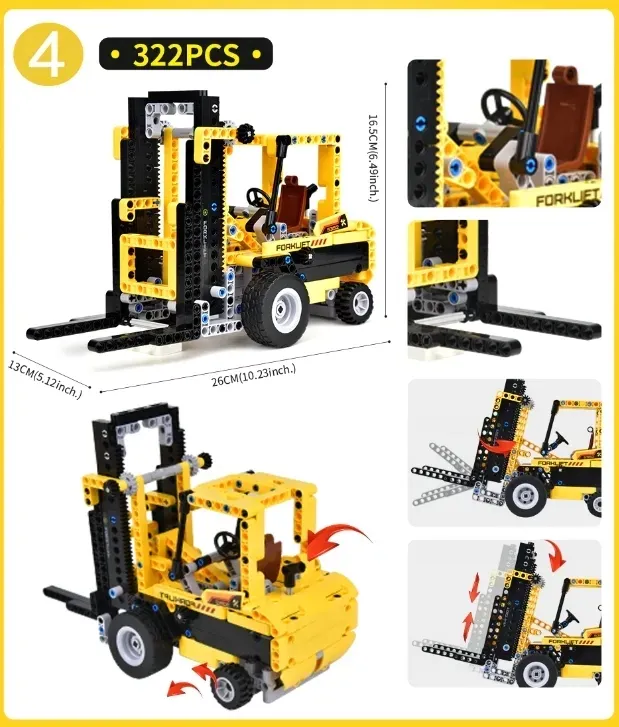 wozek-widlowy-super-klocki-technic-huiqibao