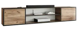 szafka-rtv-coso-4-dab-craft-zloty-z-polka-pod-telewizor-otwarta