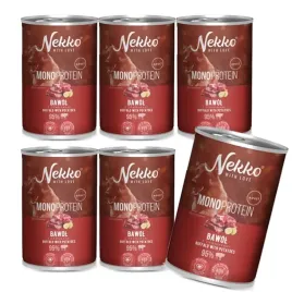 nekko-mono-adult-mokra-karma-dla-psa-monobialko-bawol-ziemniaki-6x400g