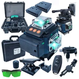 poziomica-laserowa-laser-krzyzowy-zielony-samopoziomujaca-4d-360-2-baterie