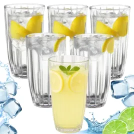 szklanki-ryflowane-do-napojow-wody-sokow-440-ml-wysokie-zestaw-6-sztuk