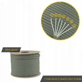 linka-edcx-4mm-paracord-550-dark-gray-50-m