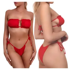 stroj-kapielowy-dwuczesciowy-l-czerwony-kostium-damski-bikini-stringi-tanga