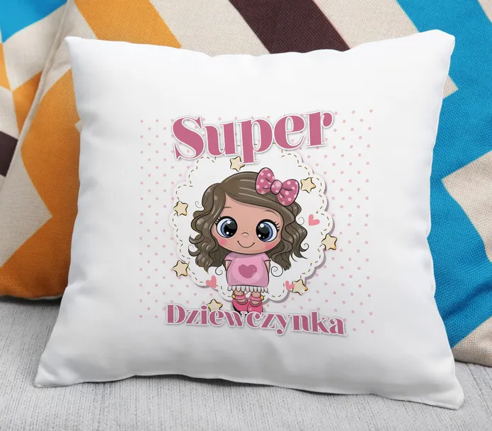 poduszka-super-dziewczynka
