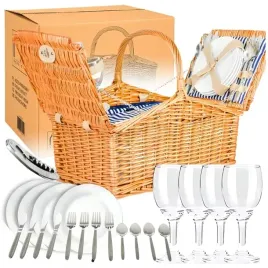 koszyk-piknikowy-wiklina-termotorba-zestaw-xxl-talerze-sztucce-dla-4-osob